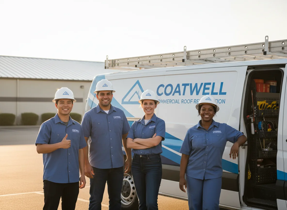 Commercial roof coating company in Leland, MI